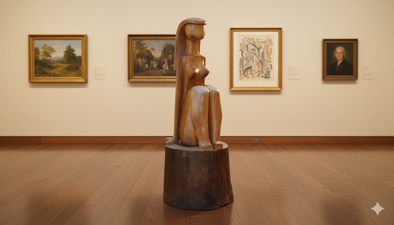 “Mujer” – La esencia tallada en madera