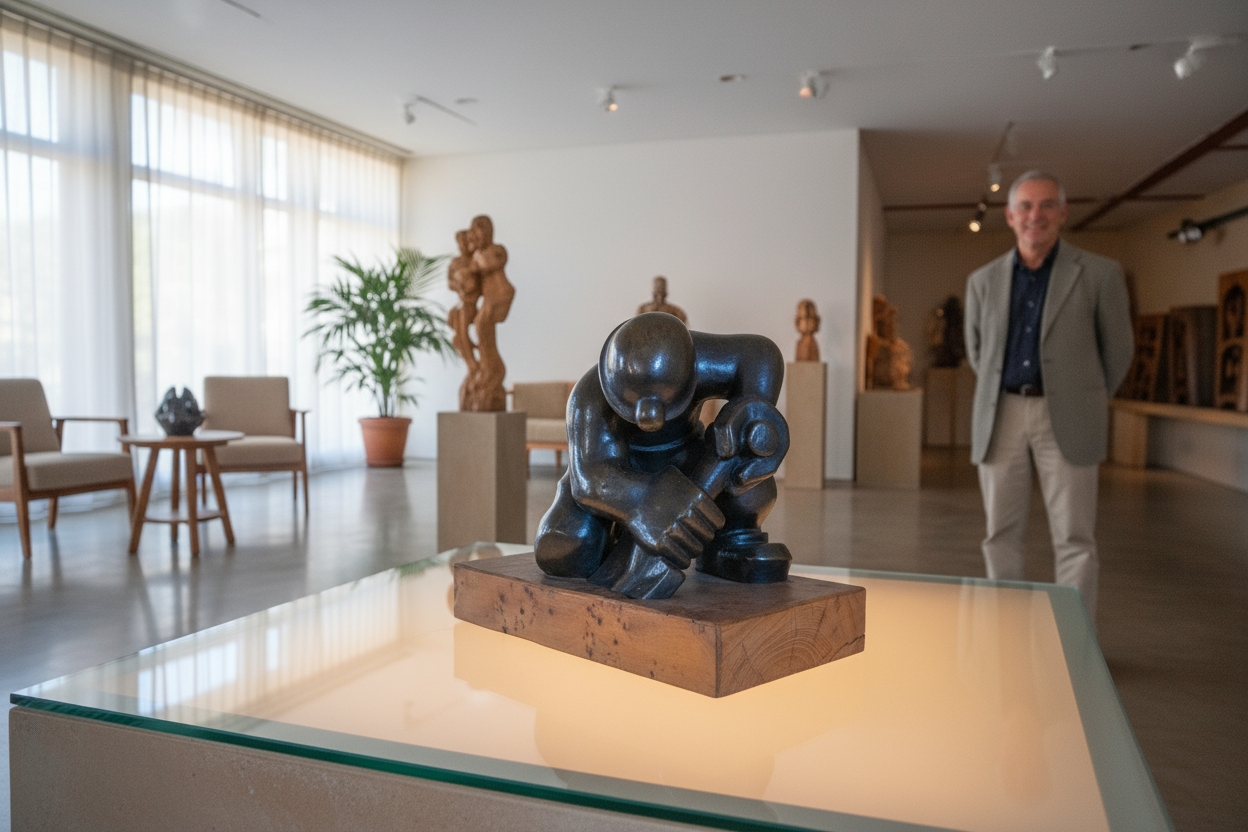 “Minero con pala” – La fuerza del silencio